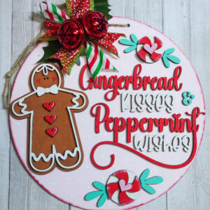 Gingerbread Man Door Sign