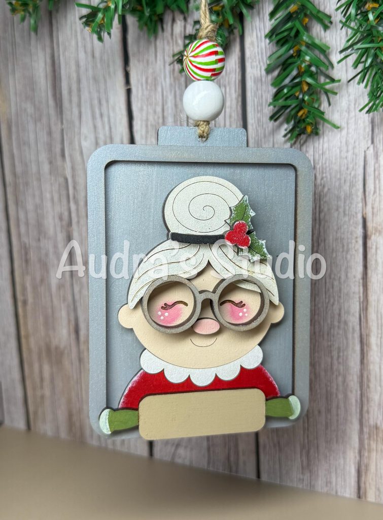 Personalized Mrs. Claus Ornament