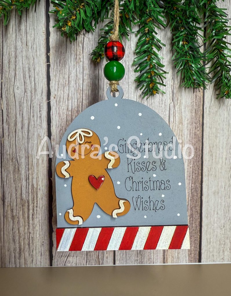 Domed Gingerbread Man Ornament