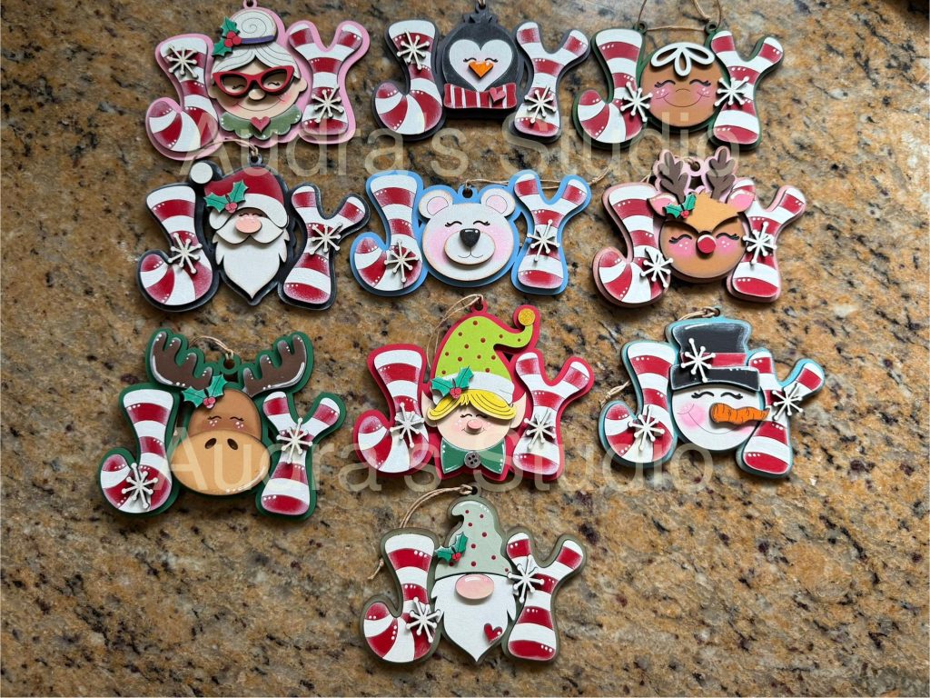 JOY Christmas Ornament