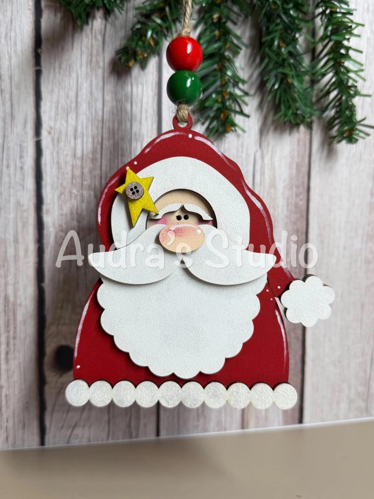 Large Santa Claus Ornament
