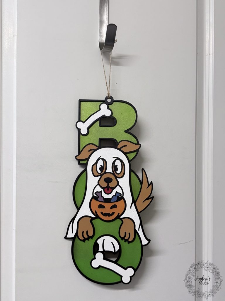 Ghost Dog BOO Sign