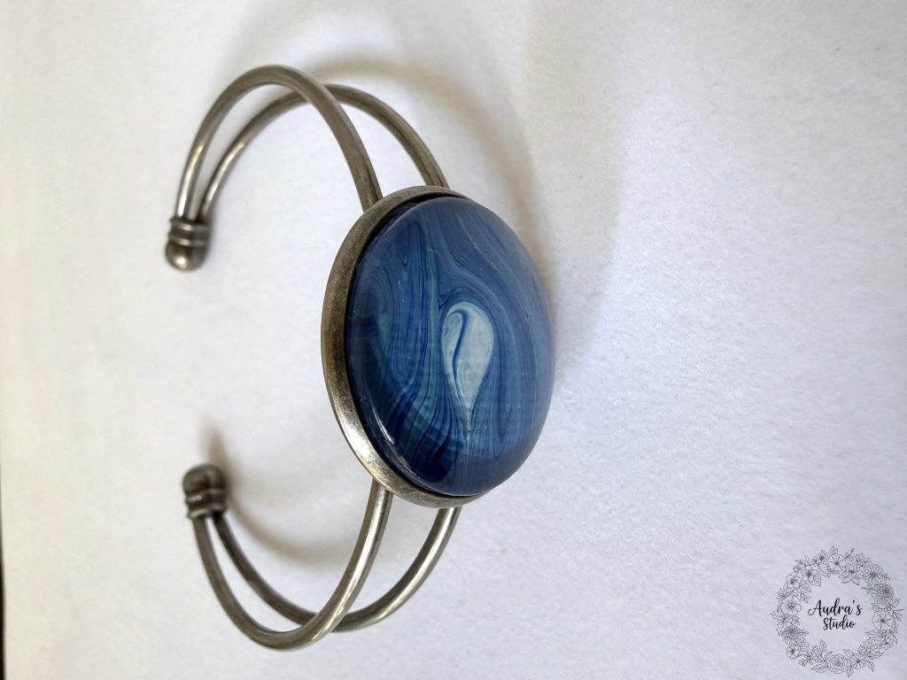 Fluid Art Cuff Bracelet