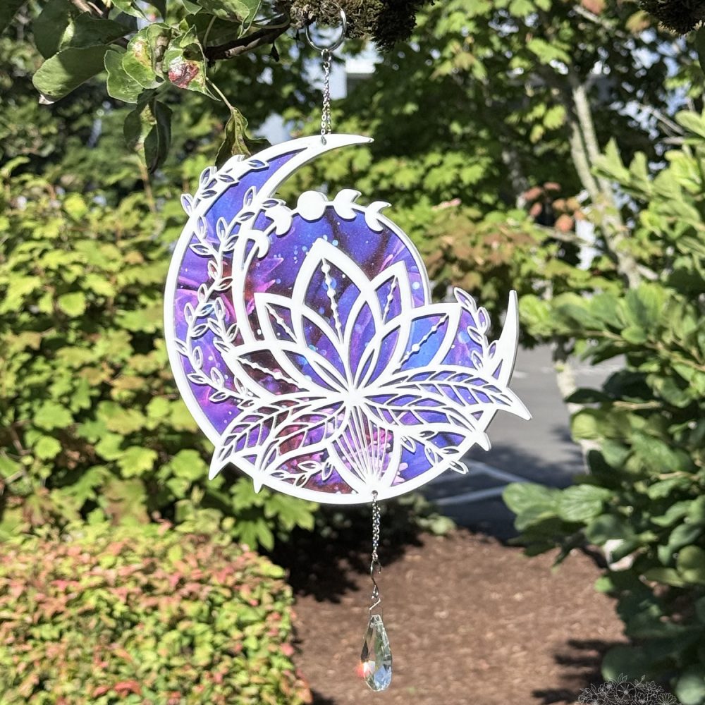Lotus Moon Suncatcher