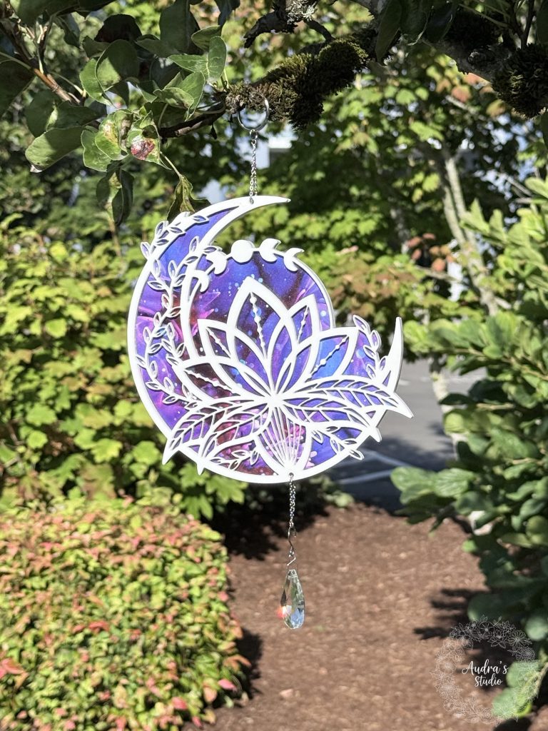 Lotus Moon Suncatcher