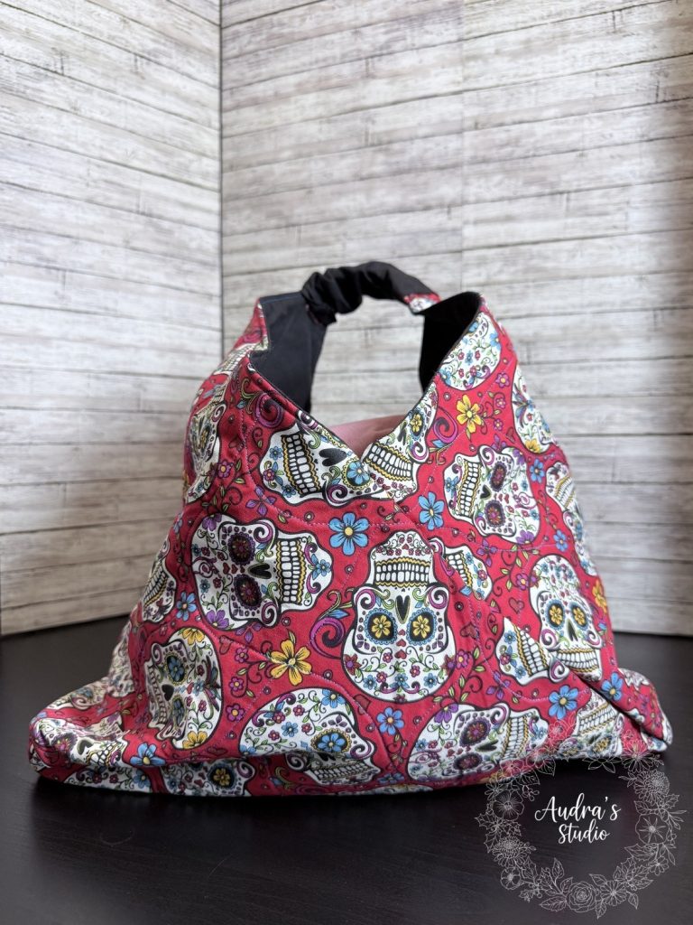 Sugar Skull Origami Market Bag